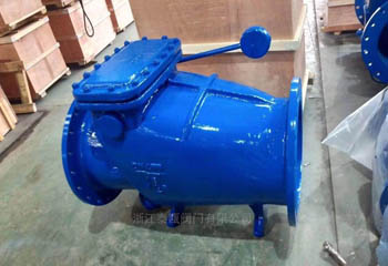 緩閉止回閥的結構設計